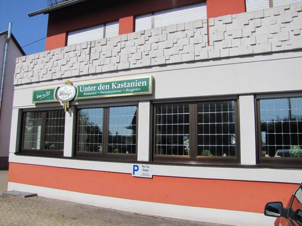 "Unter Den Kastanien" Hotel Speicher Luaran gambar